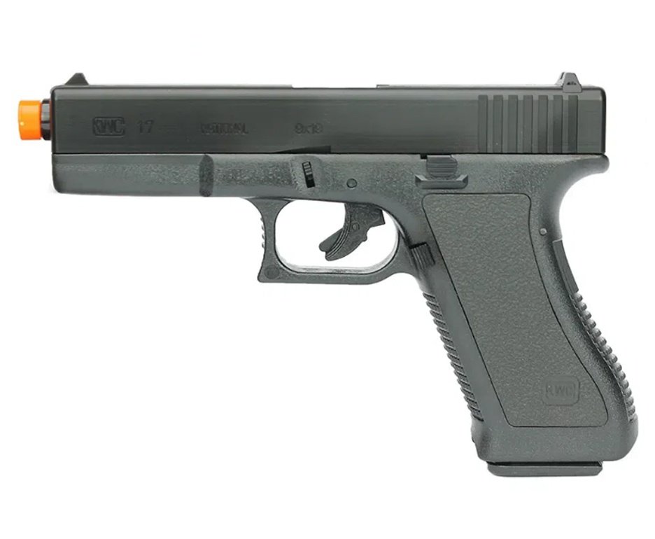 Pistola De Airsoft Glock G17 K17 Spring 6mm Kwc + KIT