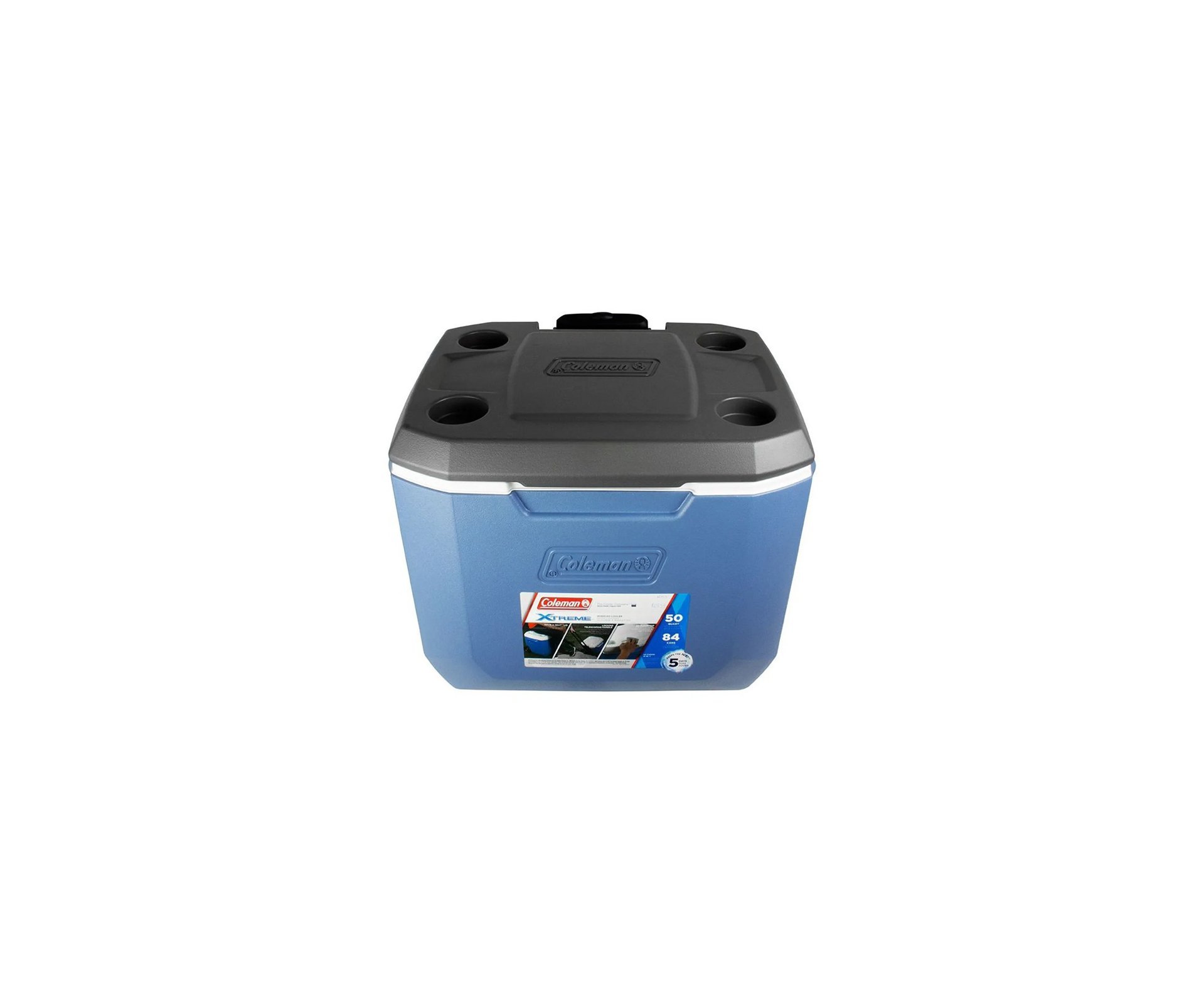 Caixa Térmica Coleman 50QT (47,3L) Xtreme 2 Azul C/ Rodas
