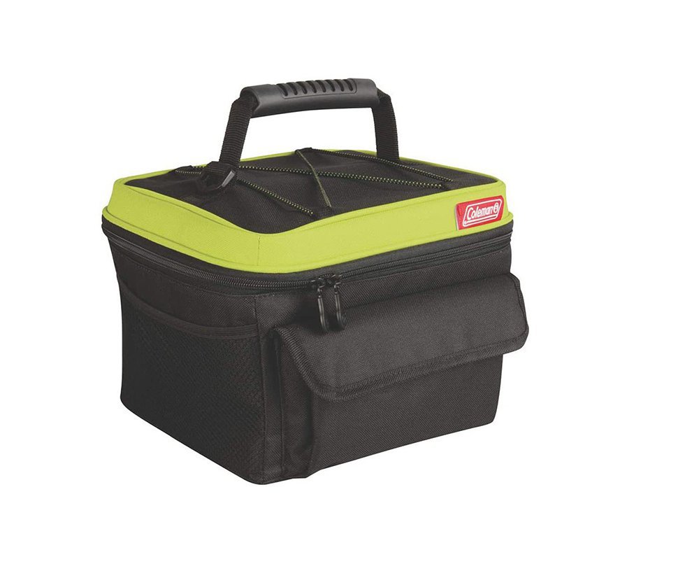 Bolsa Térmica Coleman para 10 Latas Verde/Preto, praia, piscina, camping