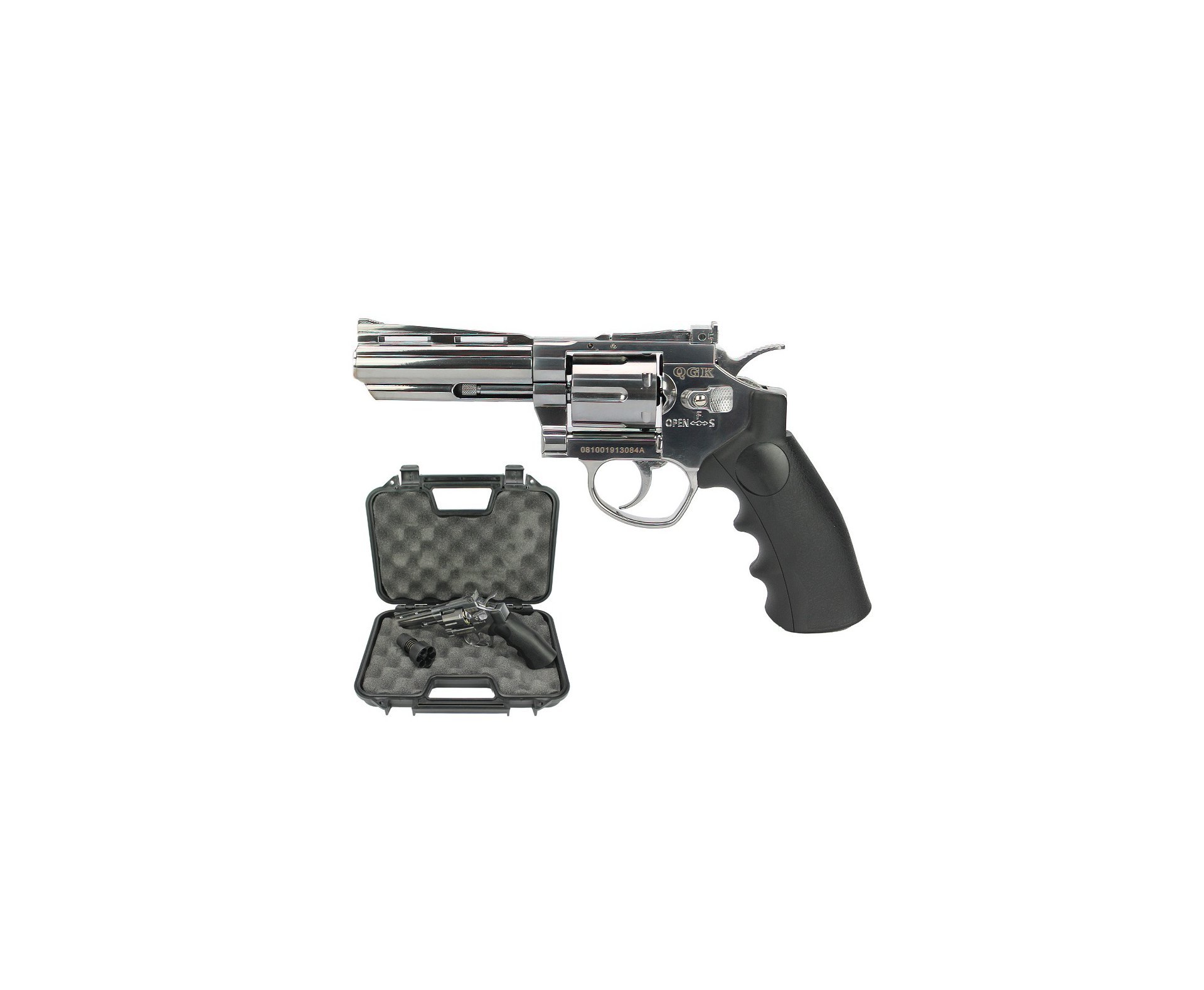 Artefato de Airsoft Gas CO2 Titan 4 S Full Metal 6mm QGK