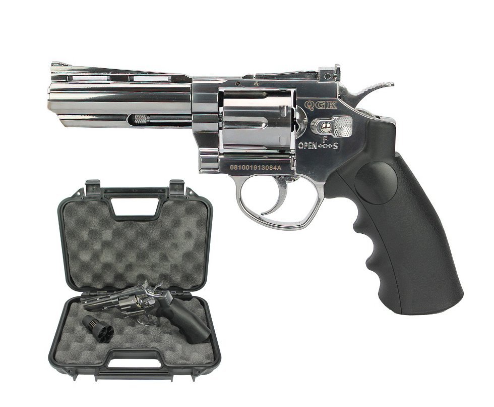 Artefato de Airsoft Gas CO2 Titan 4 S Full Metal 6mm QGK