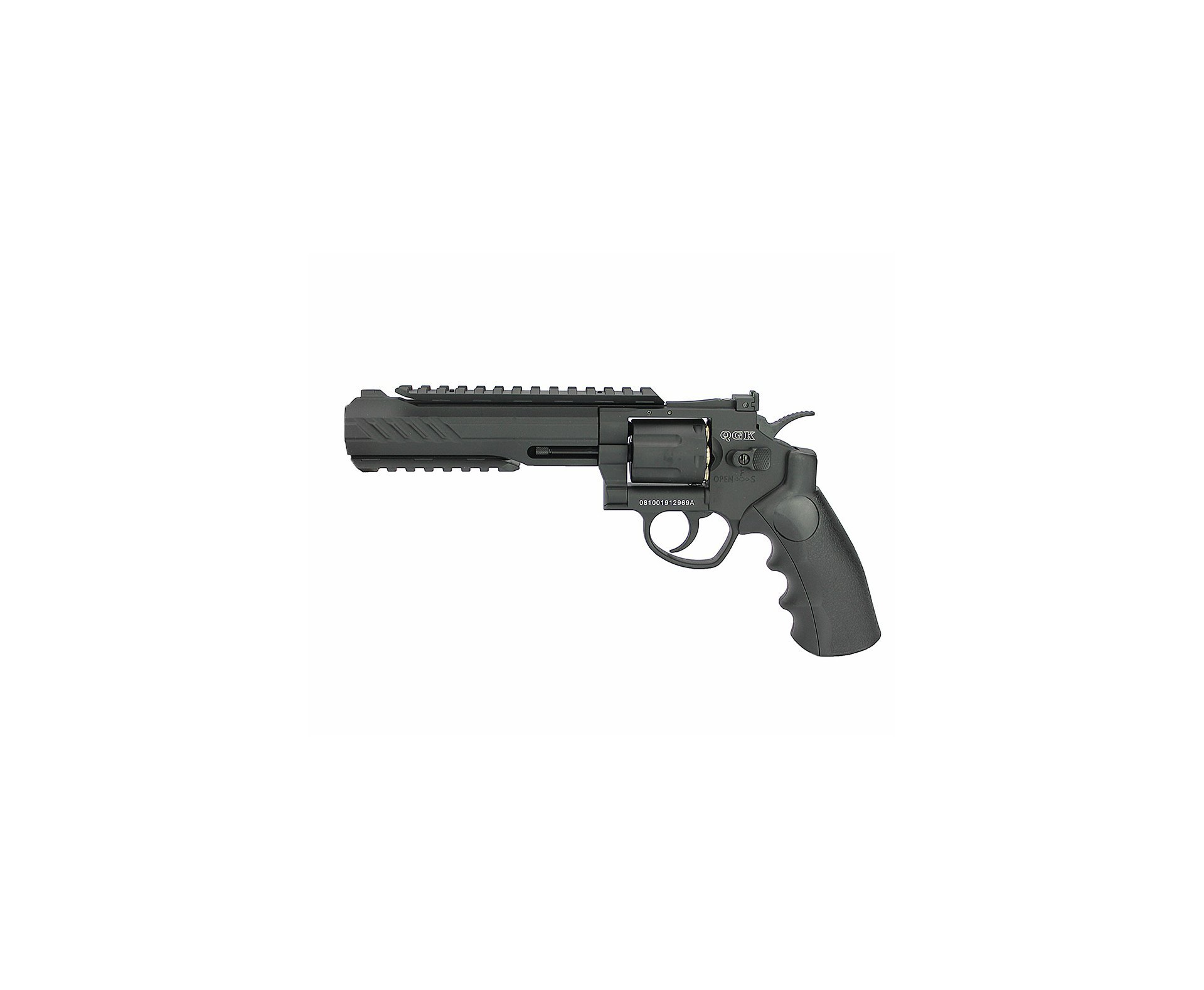 Revólver de Airsoft CO2 Titan 6 BK Full Metal 6mm QGK
