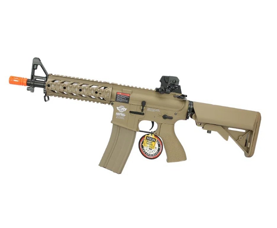 Rifle Airsoft M4 CM16 Raider Curto Mod Dst AEG Cal 6,0mm G&G + Bateria + Carregador + Bandoleira