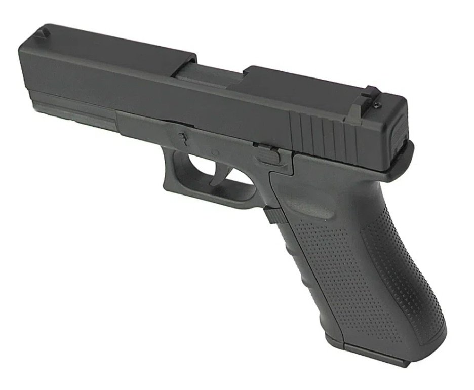 Pistola de Pressão Gás CO2 G17  K17 II Glock Full Metal 4.5mm QGK + CO2 + Case + BBs