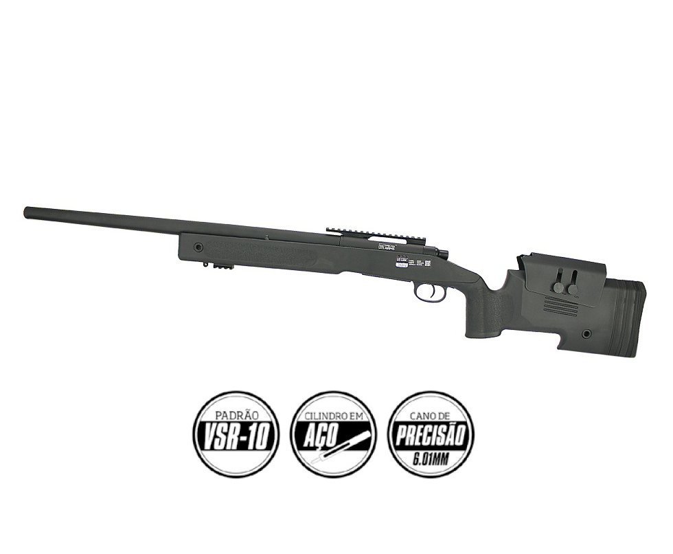 Rifle de Airsoft Sniper M40 SA-S02 Core S-Series Black Spring 6mm - Specna Arms