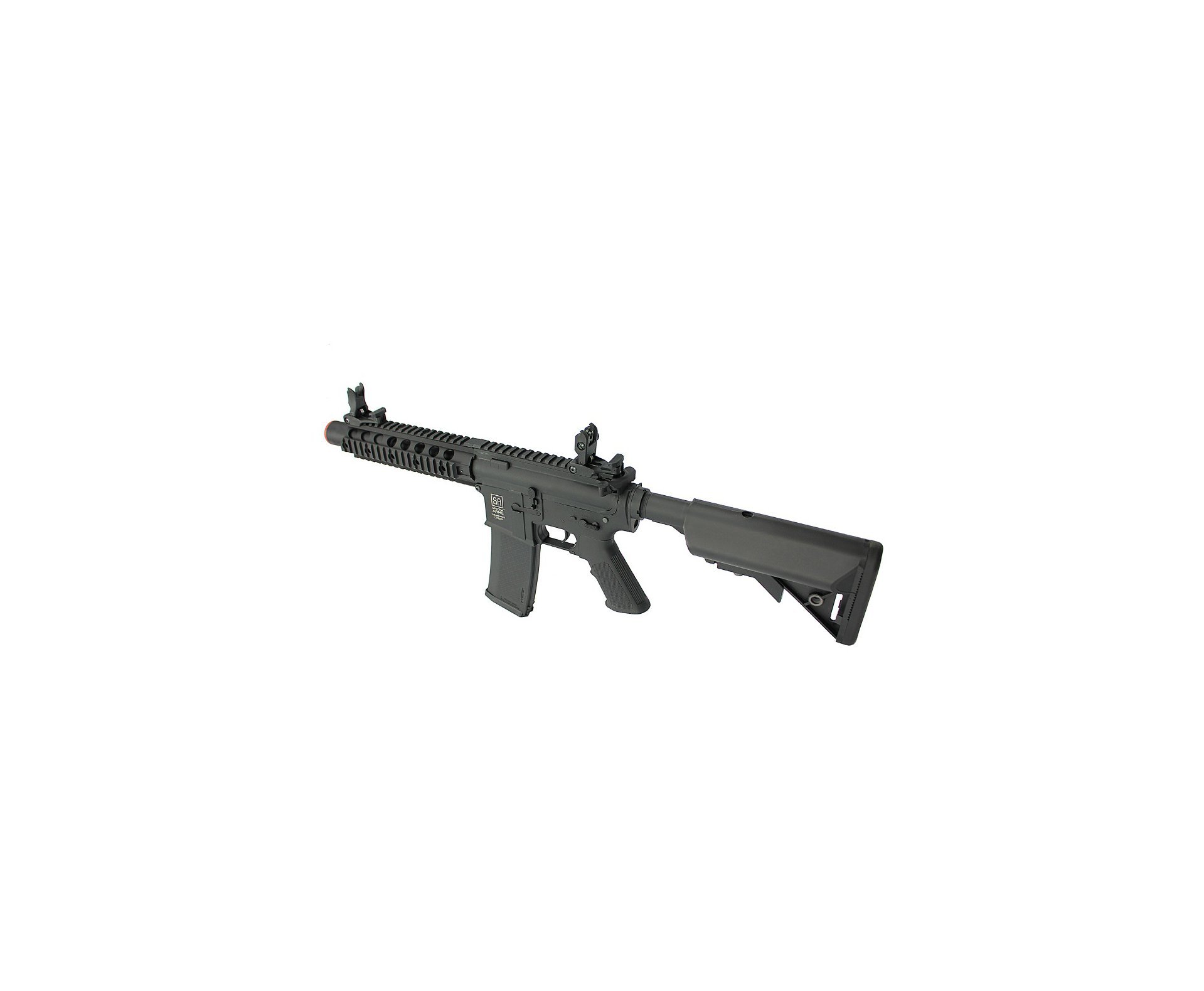 Artefato de Airsoft M4 Carbine Ris CQB Silencer Sa-C05 Black Linha Core C-Series - Specna Arms