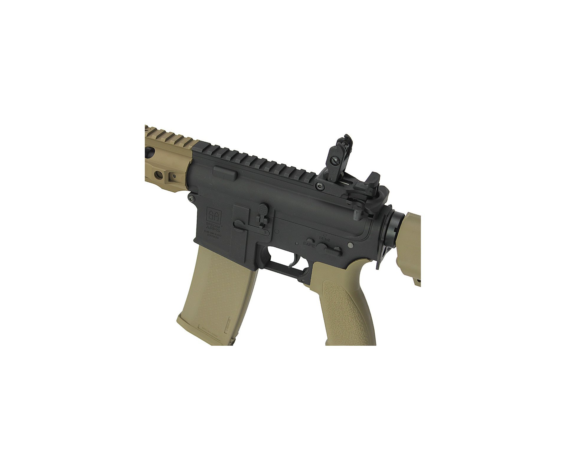 Artefato de Airsoft Aeg M4 Carbine Long Sa-E06 Half Black/Tan Edge E-Series - Specna Arms