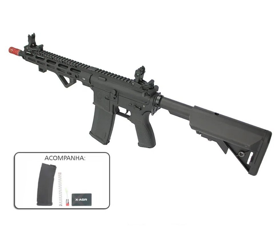 Rifle de Airsoft AEG M4 Carbine Long M-Lok SA-E20 Black Edge E-Series Pro - Specna Arms