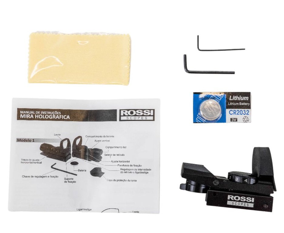 Mira Holográfica red Dot Multi Reticulos (Mount 7/8) Rossi