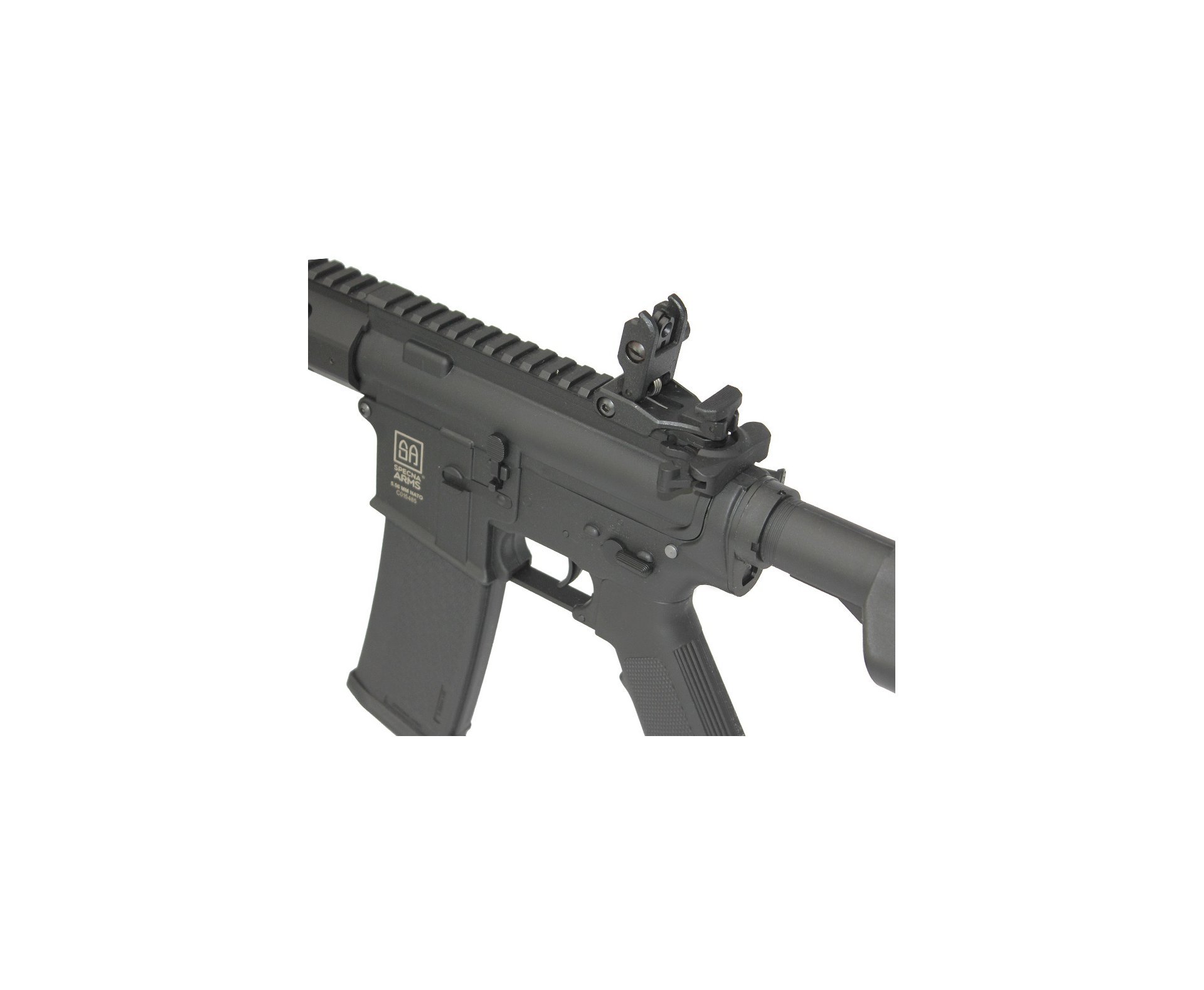 Artefato de Airsoft M4 Carbine Ris Sa-C08 Black Linha Core C-Series - Specna Arms
