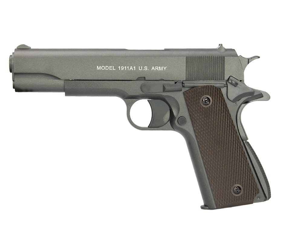 Pistola de Pressão CO2 Colt 1911 A1 Chumbinho 4,5mm 12 Tiros