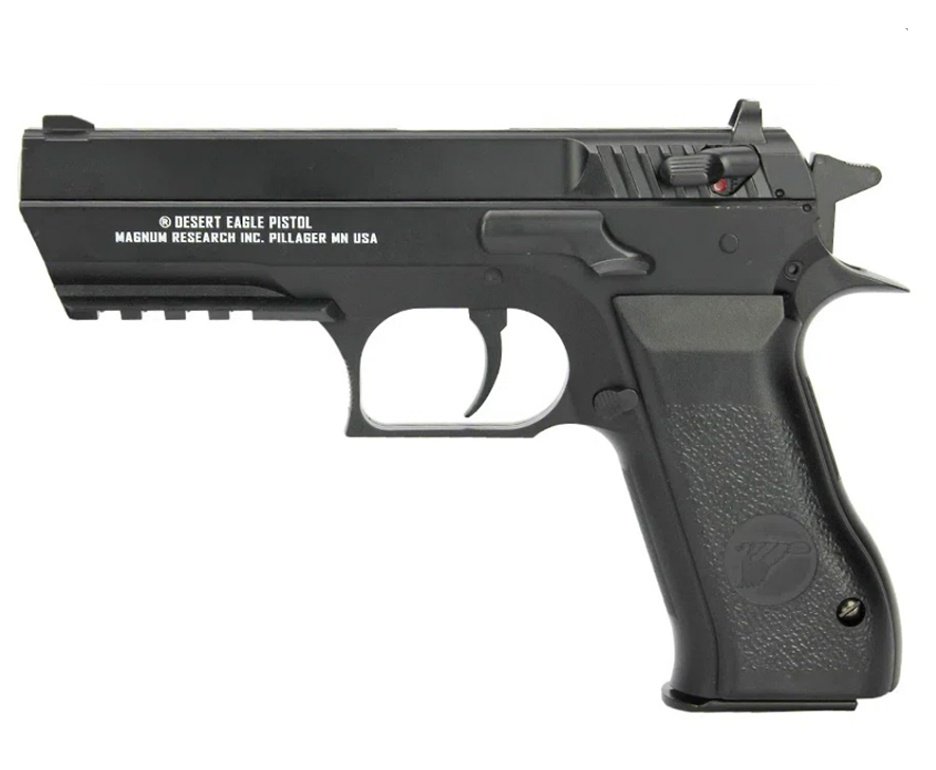 Pistola De Pressão Gás Co2 Desert Eagle Baby Full Metal Cal 4.5mm - Cybergun + CASE + CO2 + BBS