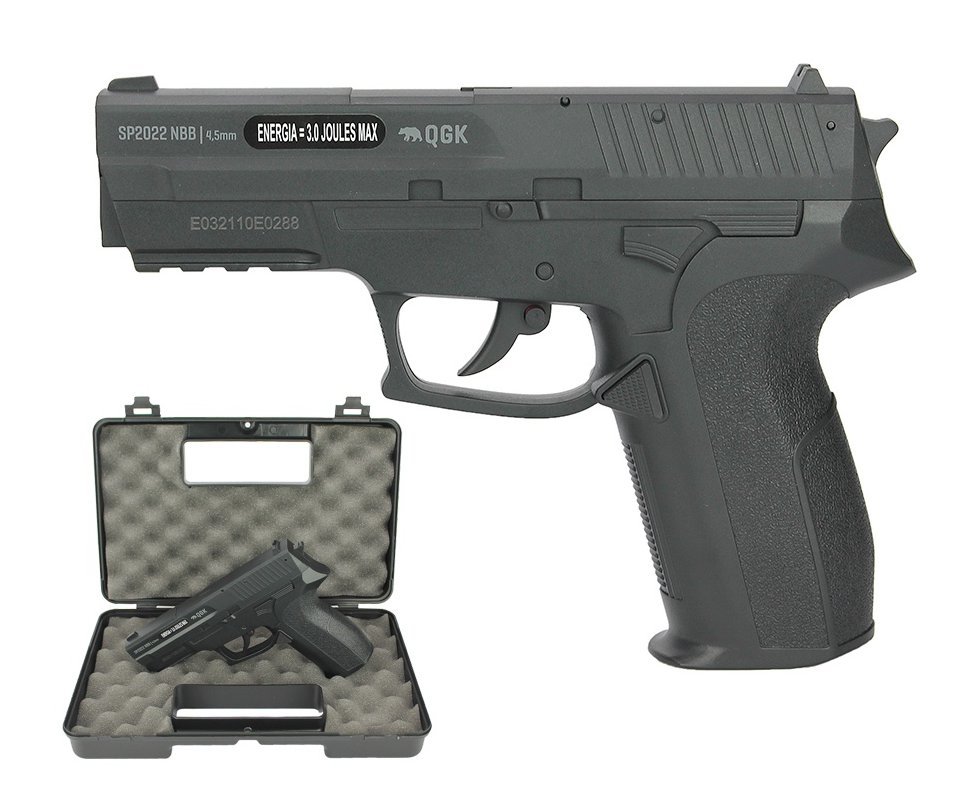 Pistola de Pressão Gás CO2 Sig Sauer SP2022 4,5mm 3 Joules QGK