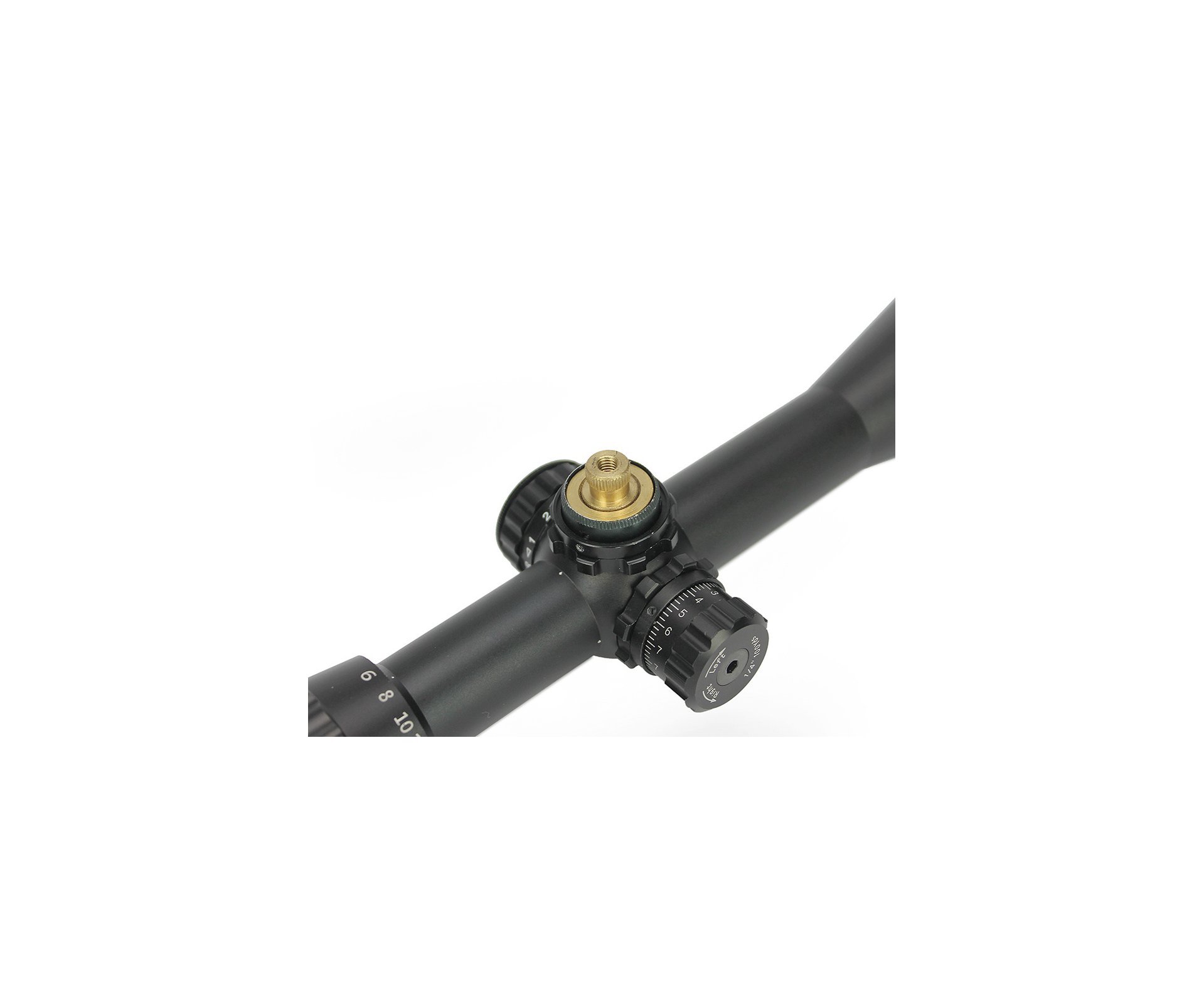 Luneta KD6-24x50AOL Mount único elevado de 11mm Alumino T6 Preta - Gripho MDC