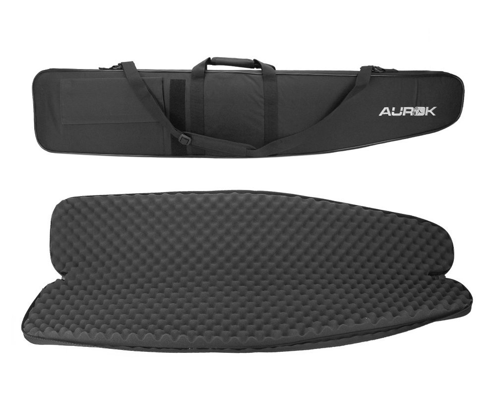 Case / Capa para Arma Longa Deluxe Preto 130cm - Aurok