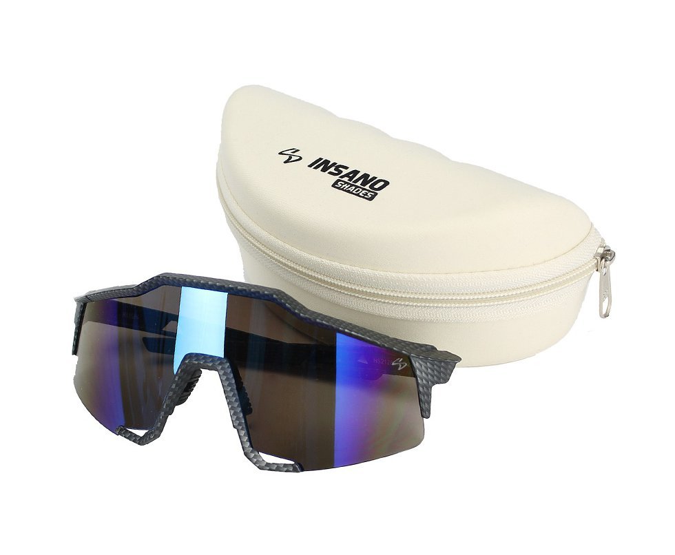 Rush I Armação Preto Carbono - Lente Azul