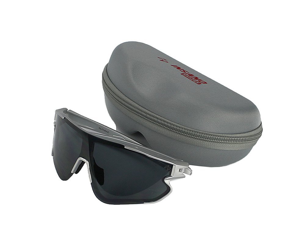 Óculos Insano Shades Nuthead I Armação Prata - Lente Preto