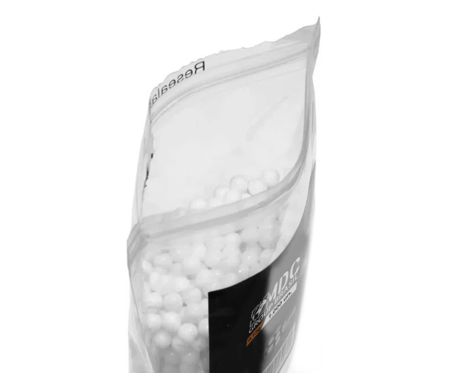 Esfera Munição BBS Airsoft Premium BBs 0,12g 1000und - QGK