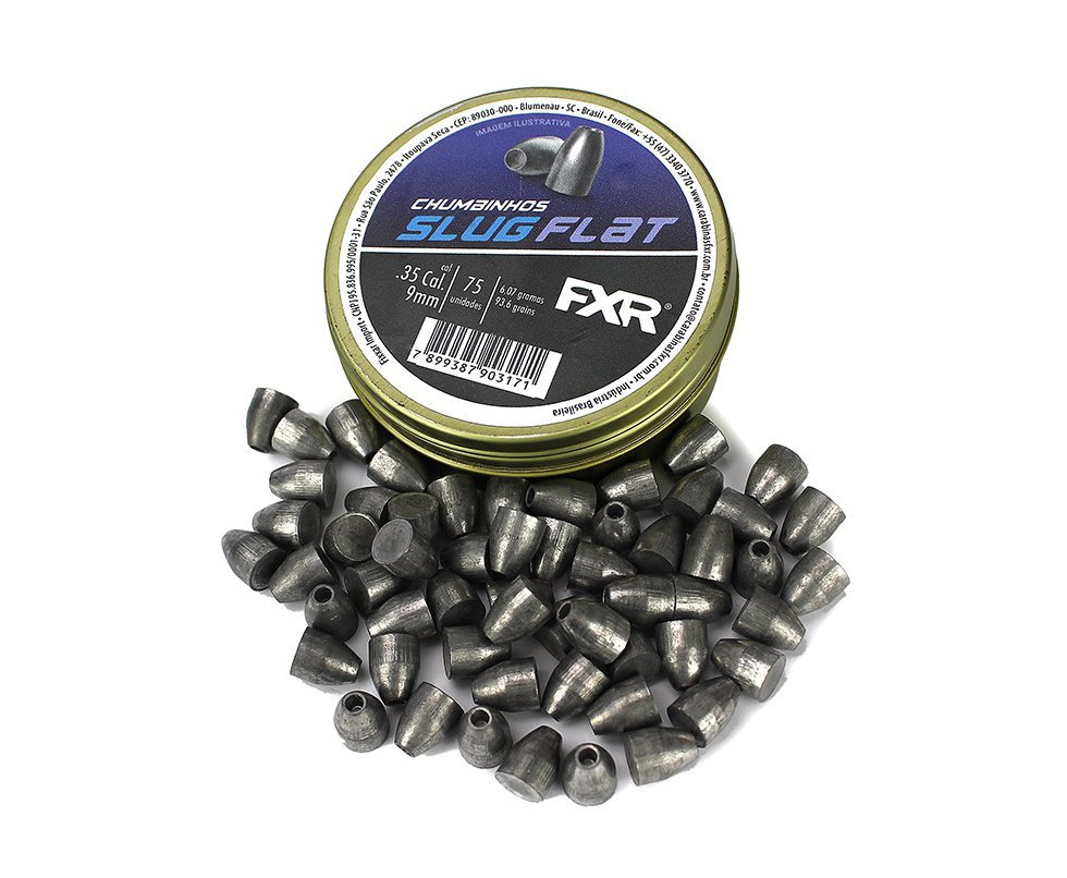 Chumbinho FXR Slug Flat 9mm (75 unidades)