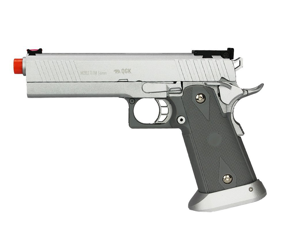 Artefato de Airsoft GBB Green Gas M1911 Ti Full Metal Blowback 6mm QGK