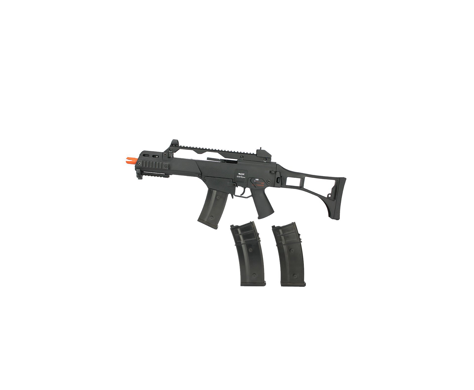 Artefato de Airsoft Gas GBB Green Gas G36 BK Full Metal Blowback 6mm QGK
