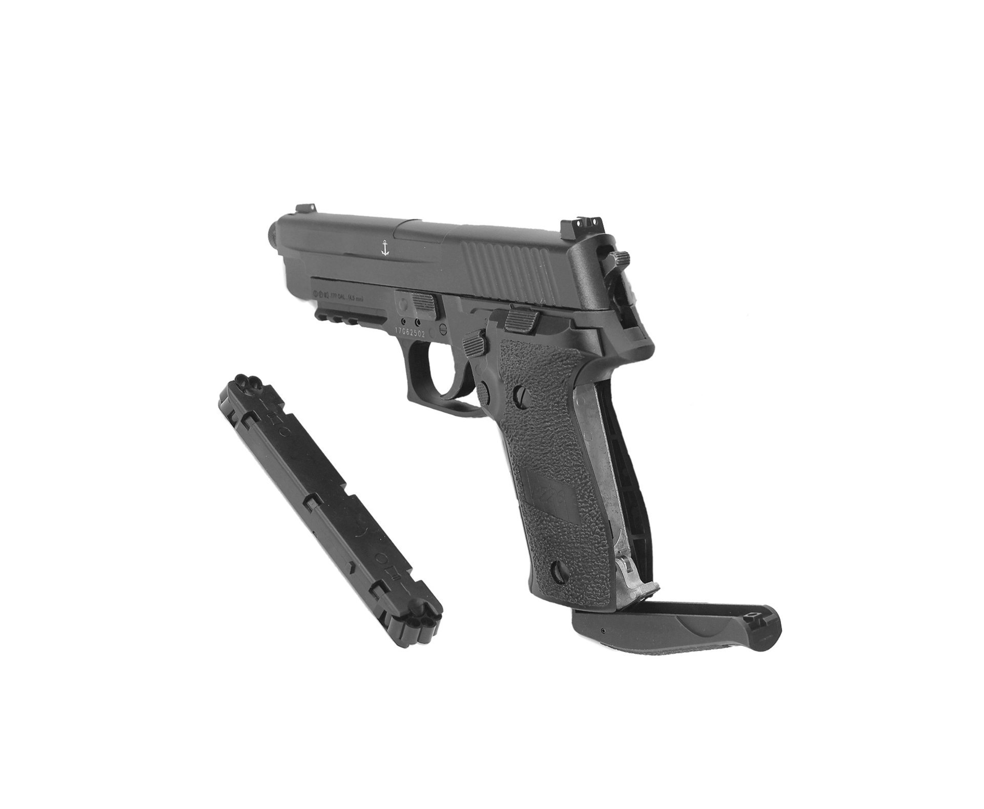 Pistola Pressão Sig Sauer P226 Co2 Full Metal Chumbinho 4,5mm 16 Tiros (8+8) Blowback