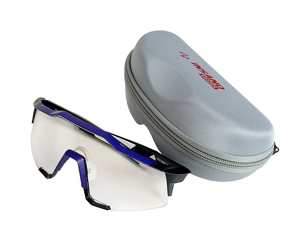 Rush I Armação Azul/Preto - Lente Transparente