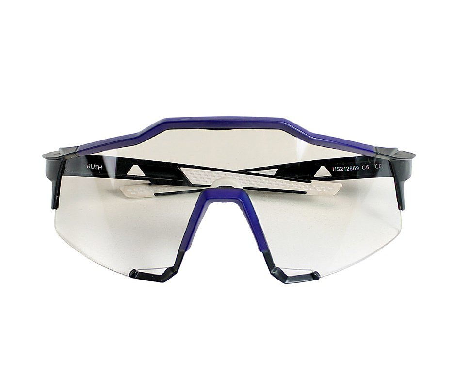 Rush I Armação Azul/Preto - Lente Transparente