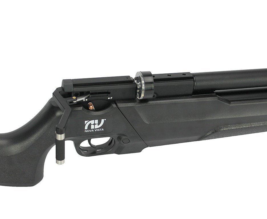 Carabina De Pressão Pcp Alpha Black Multishot 10 Tiros 5,5mm