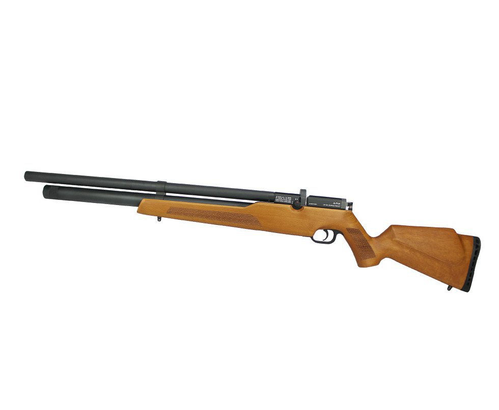 Carabina De Pressão PCP Alpha WOOD 5,5mm com válvula reguladora Nova Vista