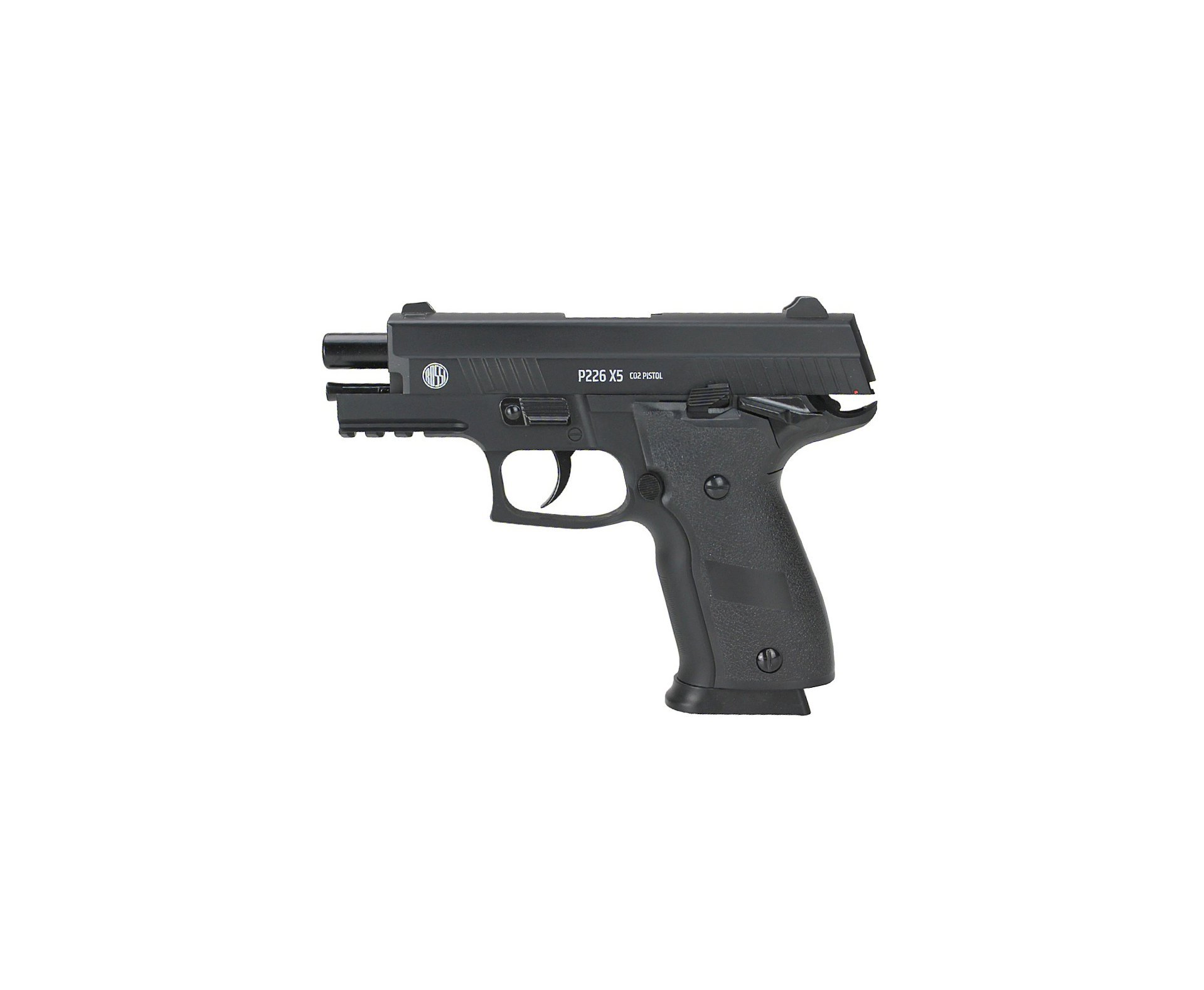 Pistola de Pressão CO2 Sig Sauer P226 X-Five Full Metal GBB Blowback 4,5 Rossi Wingun