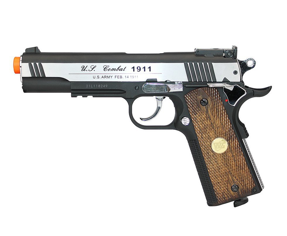 Pistola de Airsoft 1911 Special Metal CO2 6mm Rossi Wingun