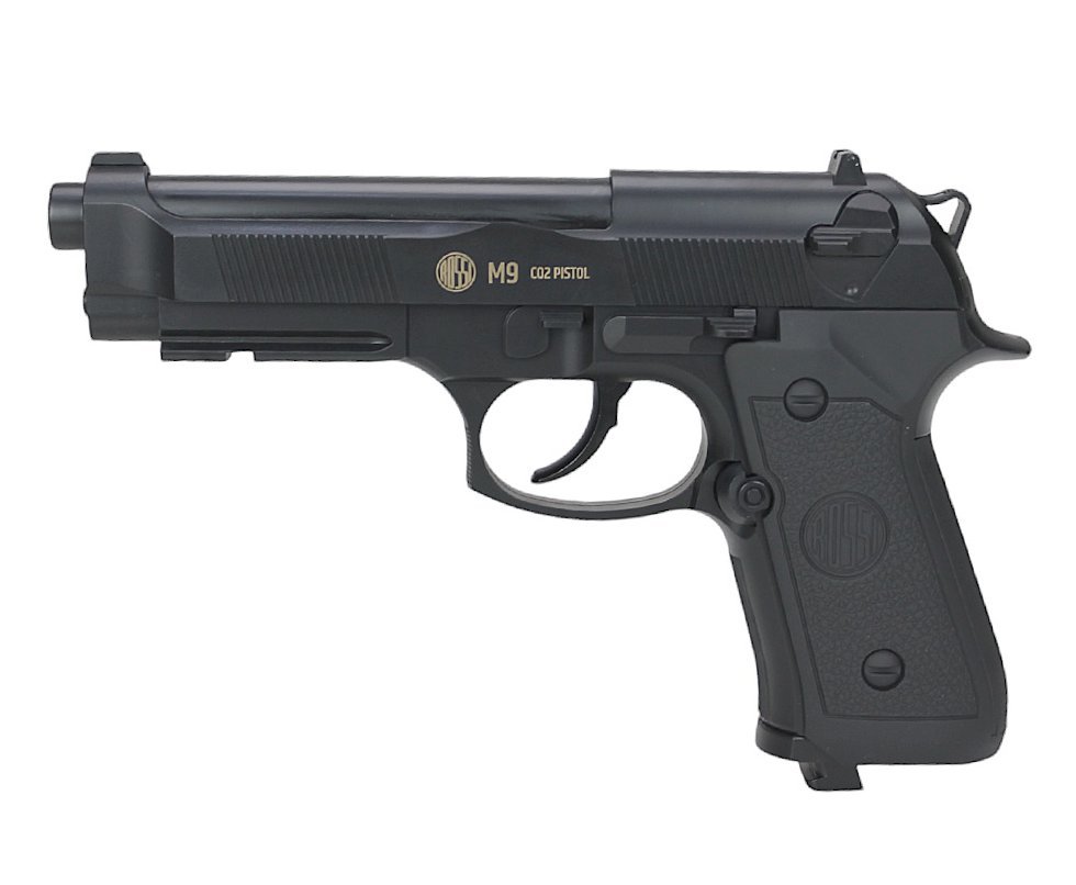 Pistola de Pressão Rossi CO2 Beretta M9 6mm esfera aço Wingun