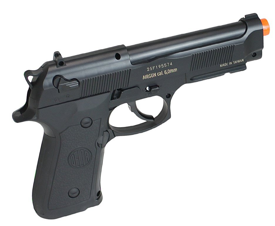 Pistola de Pressão Rossi CO2 PT92 6mm esfera aço Delta Rossi
