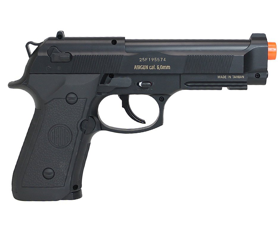 Pistola de Pressão Rossi CO2 PT92 6mm esfera aço Delta Rossi