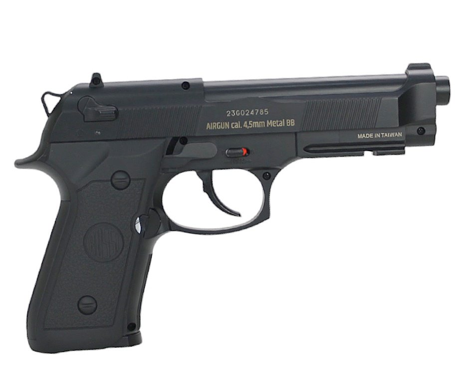 Pistola de Pressão CO2 Beretta M9 4,5mm esfera aço Rossi Wingun