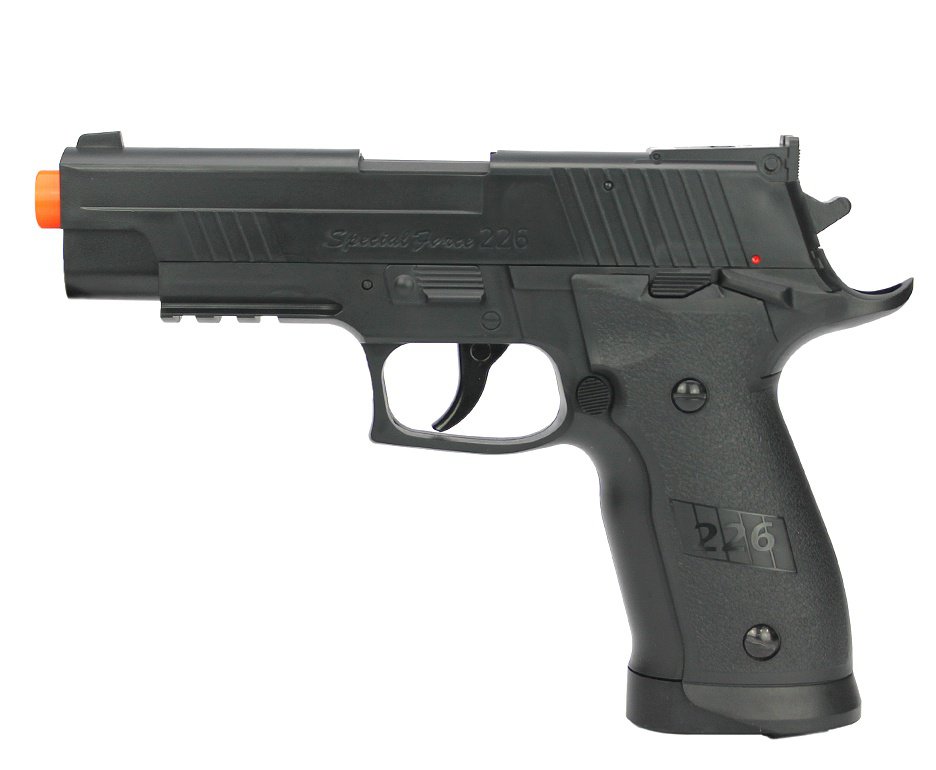Pistola Airsoft Gas Co2 Wg Glock W119 Slide Metal Blowback 6.0 + 4000bbs +  Case +
