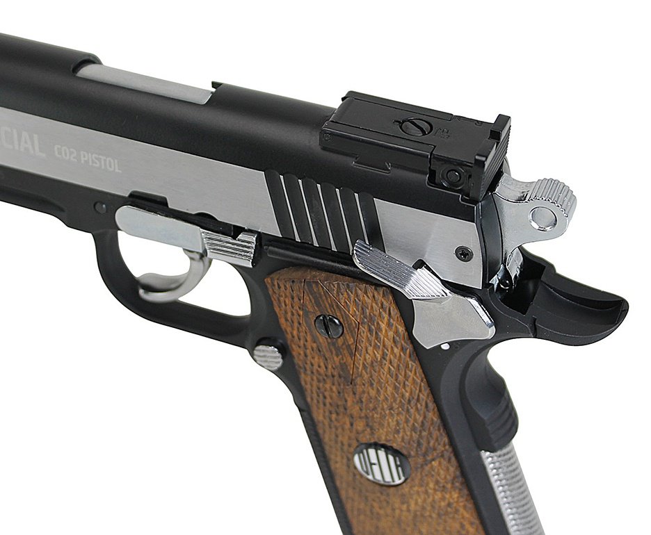 Pistola de Pressão CO2 Colt 1911 Special  4,5mm Rossi Delta