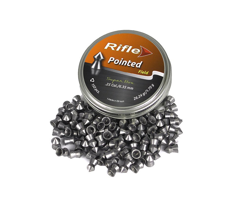 Chumbinho Rifle Premiun Pointed Field 6,35mm 150und