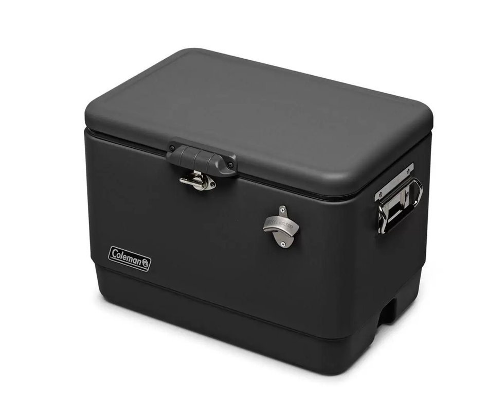Caixa Térmica Coleman Inox 54QT 51 Litros All Black USA