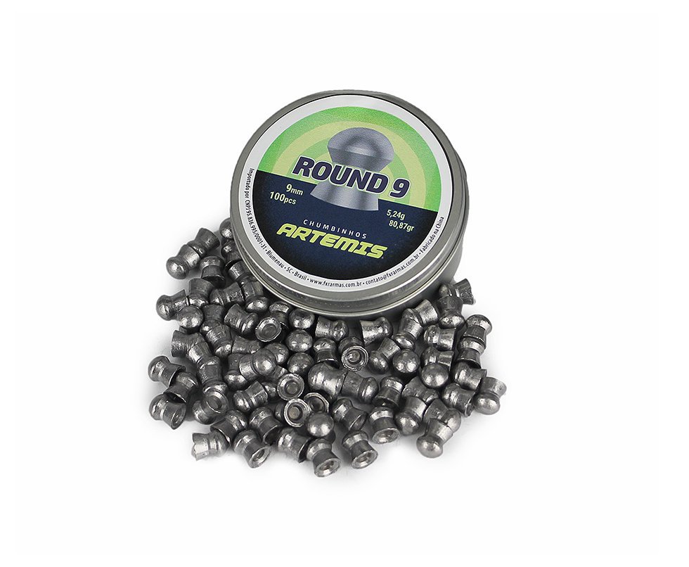 Chumbinho Artemis Round 9mm - 100 unidades