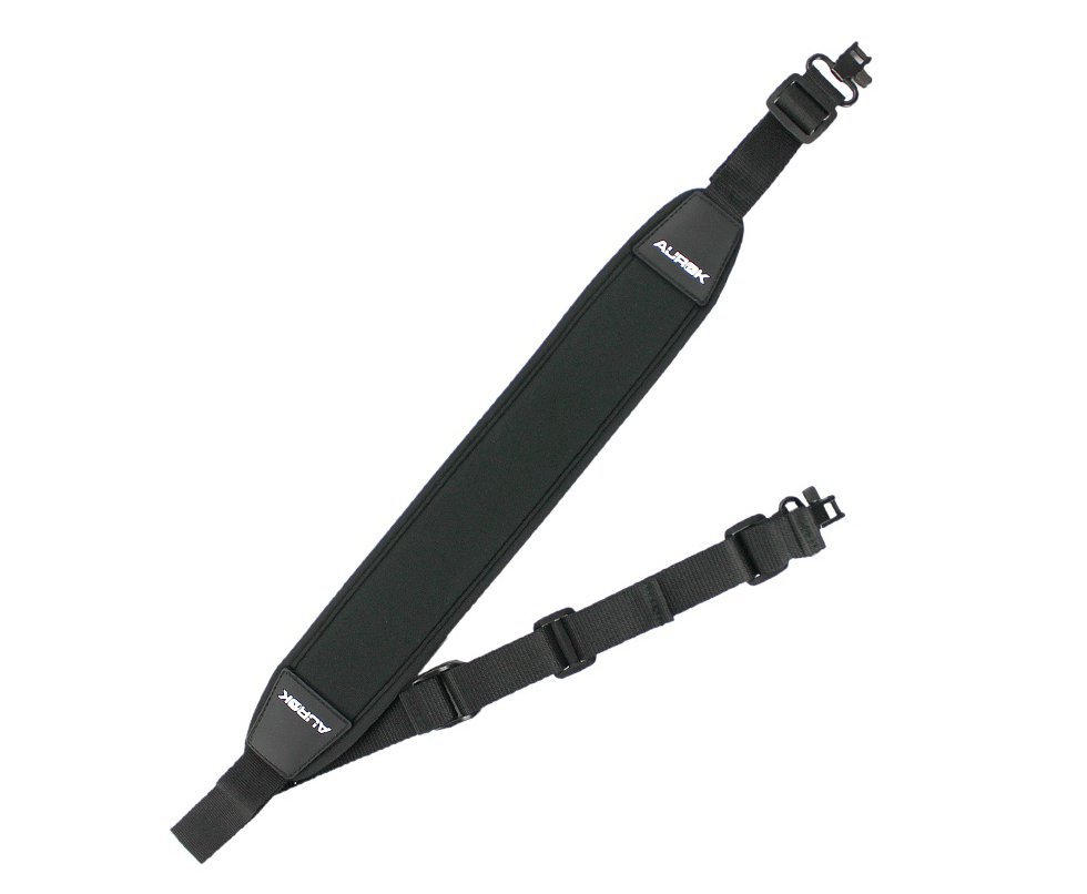 Bandoleira Tática Neoprene 2 Pontos Ajustável Preta Aurok