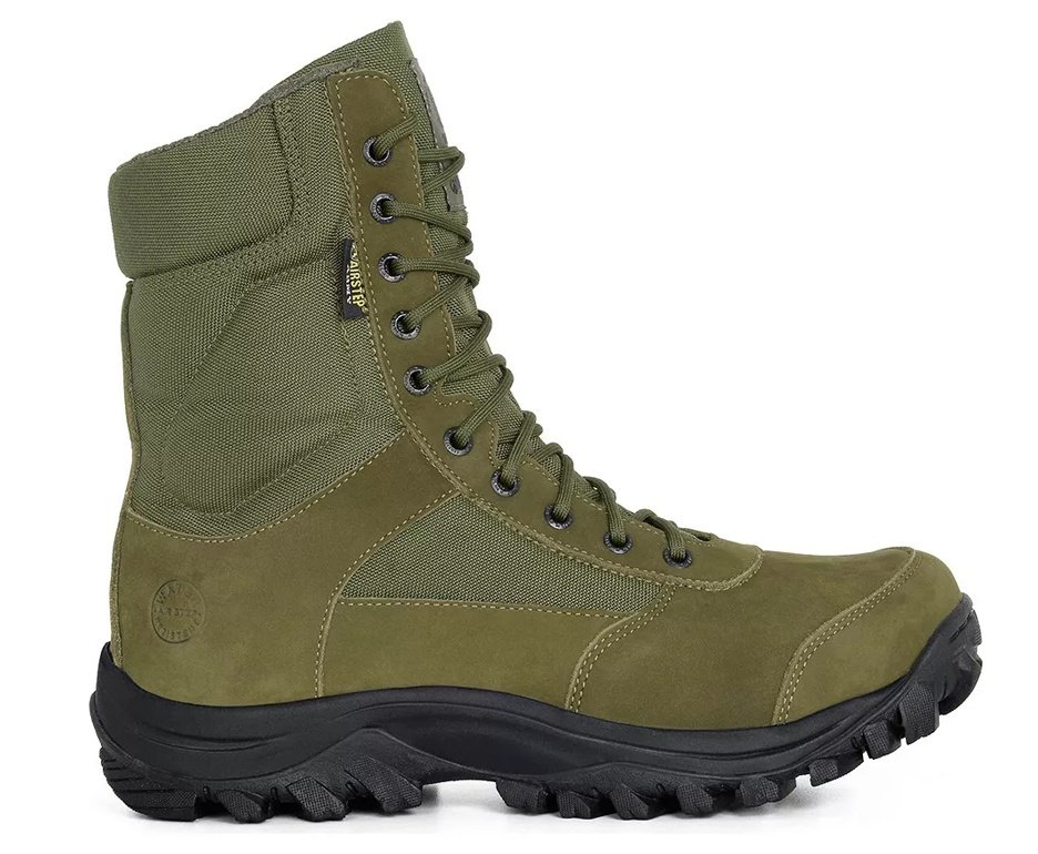 Bota Tática Airstep Lightness Confort 8627-99 Cordura/Couro Hidrofugado Jungle Gren