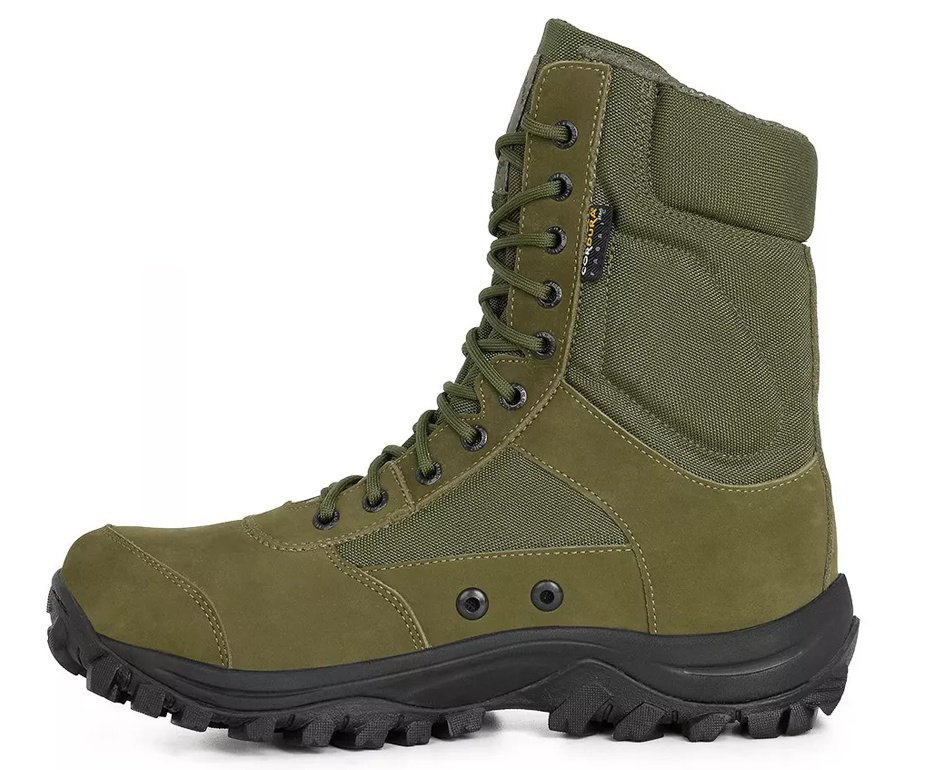 Bota Tática Airstep Lightness Confort 8627-99 Cordura/Couro Hidrofugado Jungle Gren