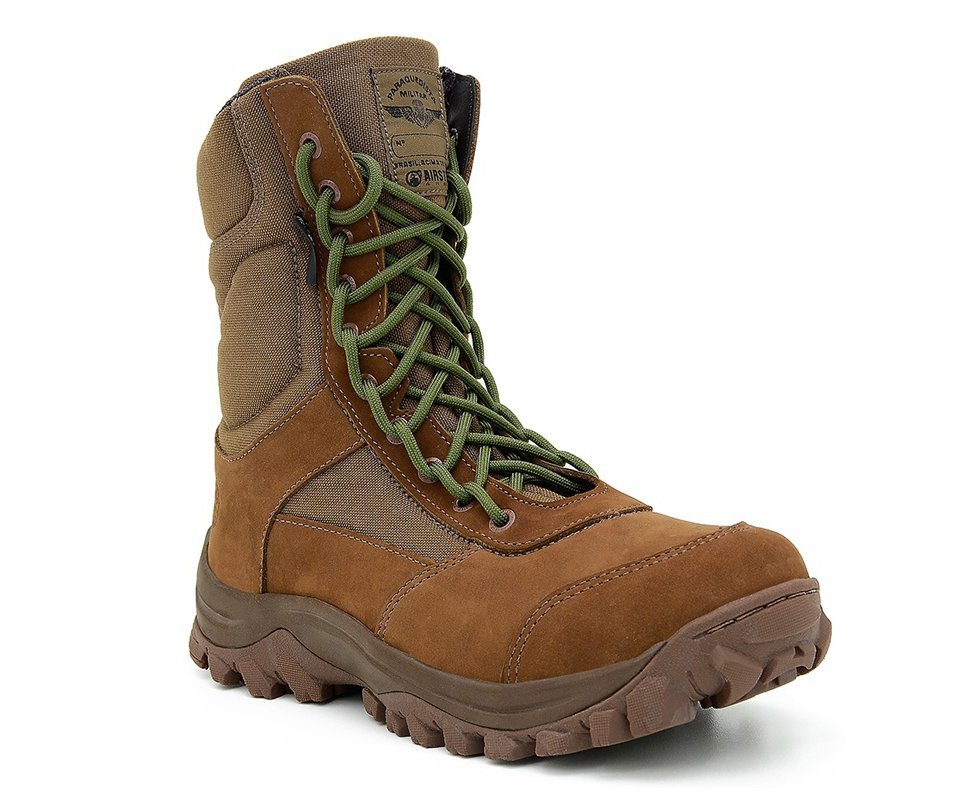 Bota/Coturno Tático Airstep Lightness Confort 8627-70 Cordura/Couro Hidrofugado Pqd