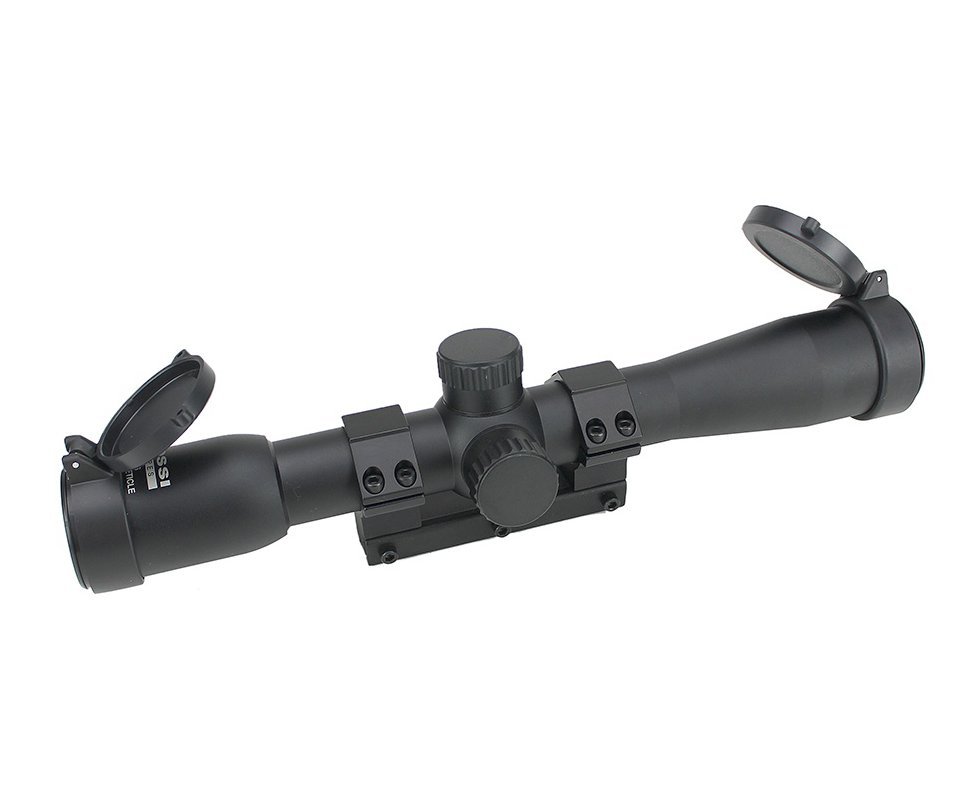 Luneta Rossi 6X36 Reticulo Cristal Mildot mount único 11mm (3/8)