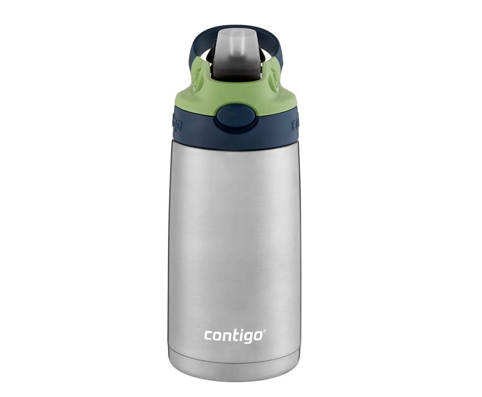 Squeeze Garrafa Térmico Infantil Kids Contigo 384ML Inox Autospout - Verde