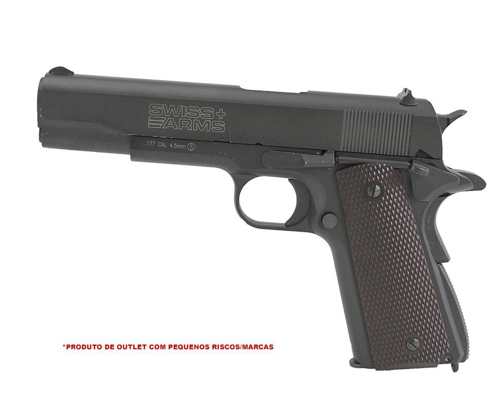 Artefato de Cilindro 12g MD Swiss Arms P1911 12G 4.5mm OUTLET