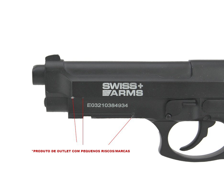 Artefato de Cilindro 12g Swiss Arms PT92 - OUTLET