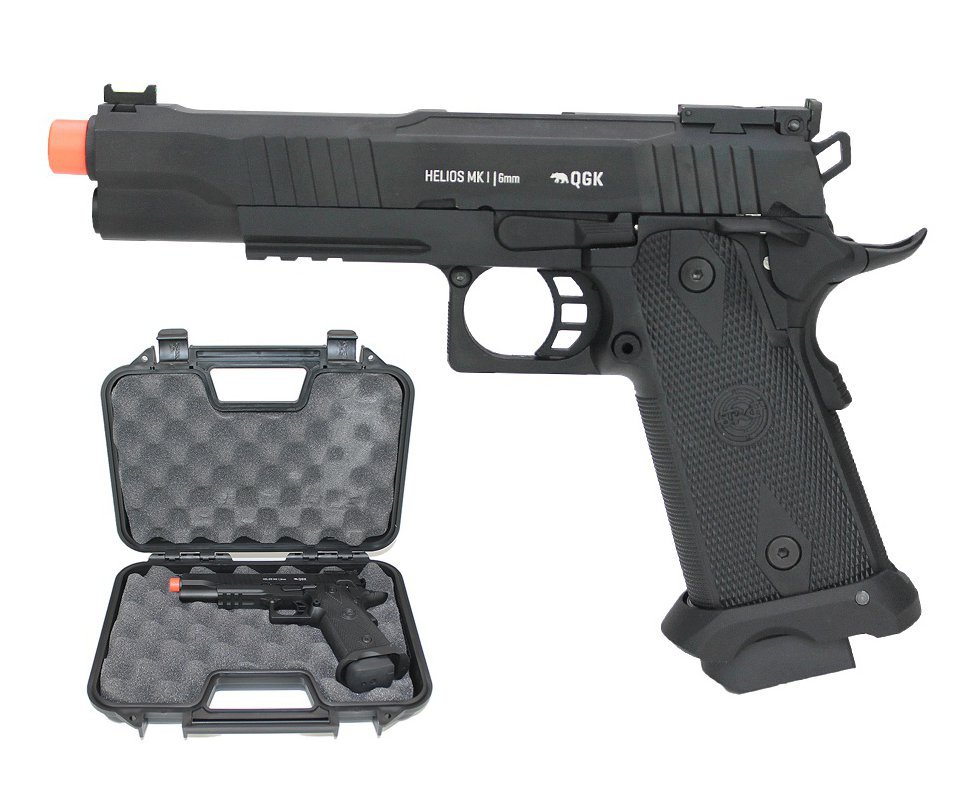 Artefato de Airsoft Green Gas GBB Helios MK 1 - 6mm QGK